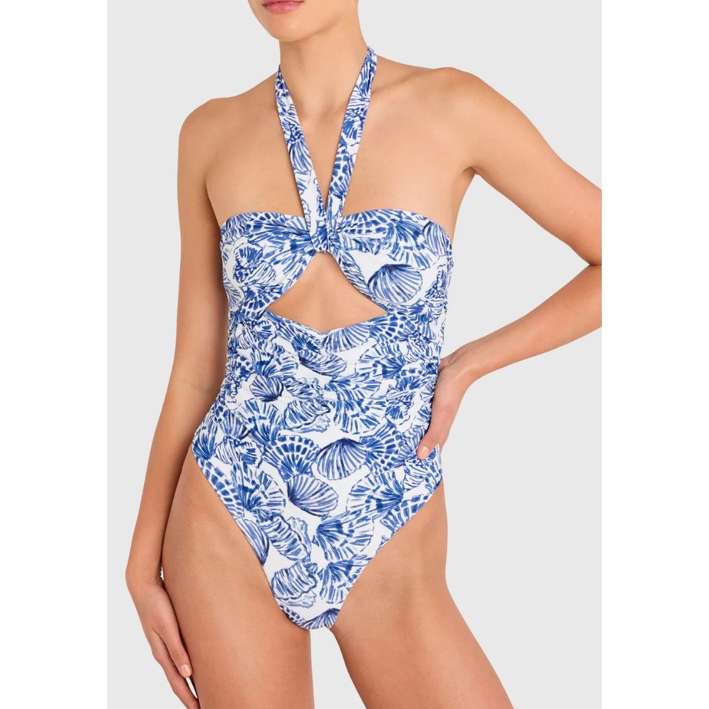 Amanda Uprichard Fortune One Piece - Shell print